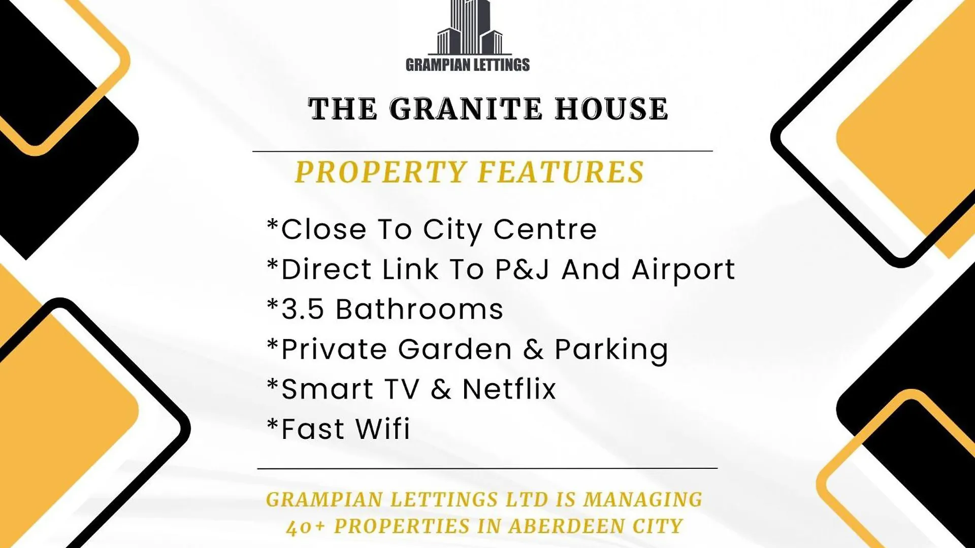 Holiday home The Granite House - Grampian Lettings Villa Aberdeen